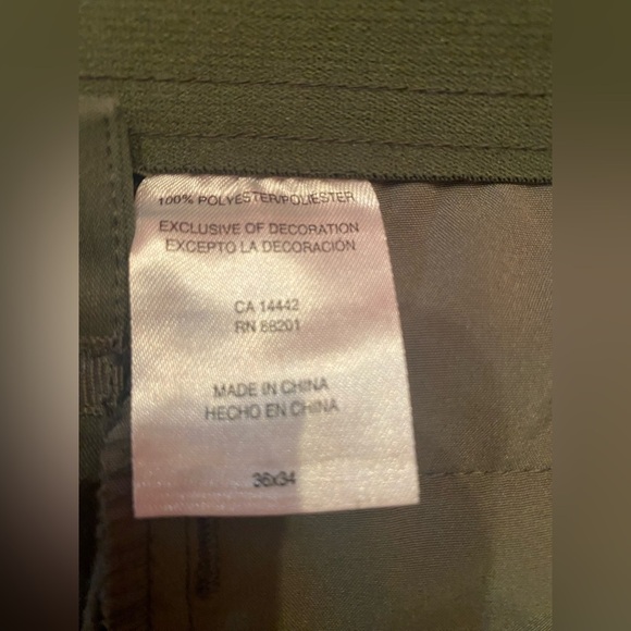 Mondetta Outdoor Project Men’s Stretch Green Chino Pant 36x34 - Picture 6 of 9